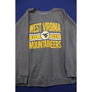 The Victory West Virginia University Sweatshirt Cotton‎ Polyester Gray Large